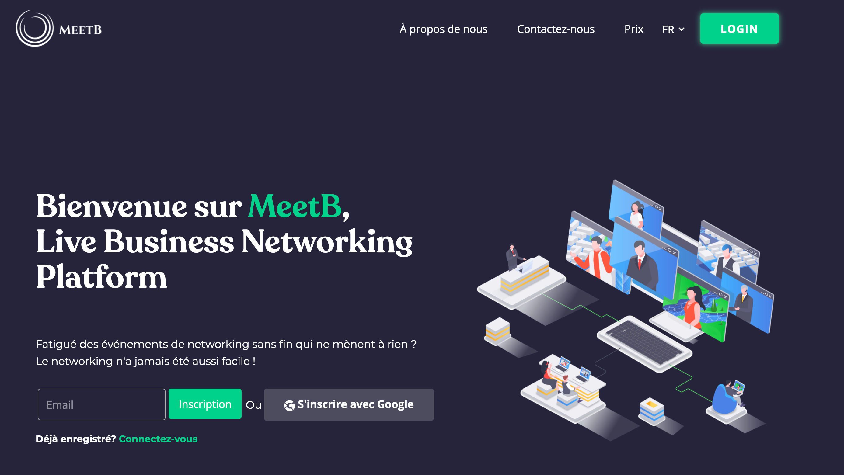 MeetB Live Networking Platform