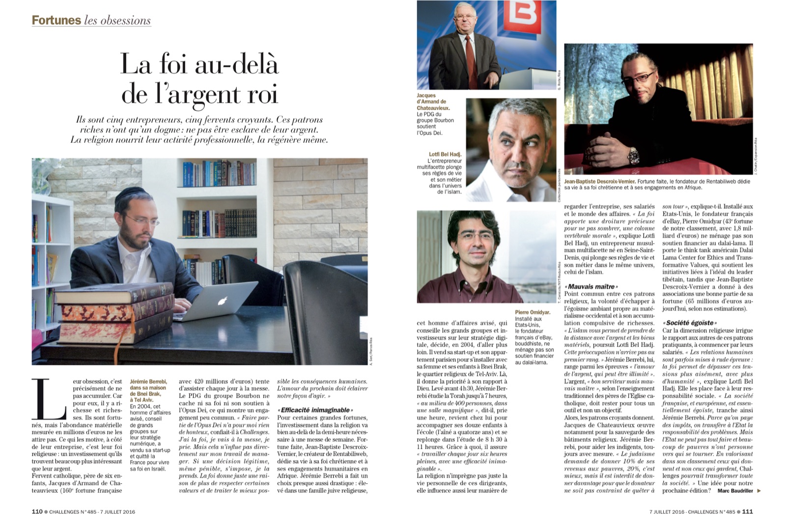 Challenges - Fortunes et religions